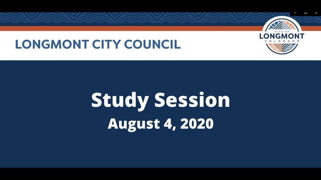 A blue and white banner with the words "study session August 4, 2020" for academic event promotion