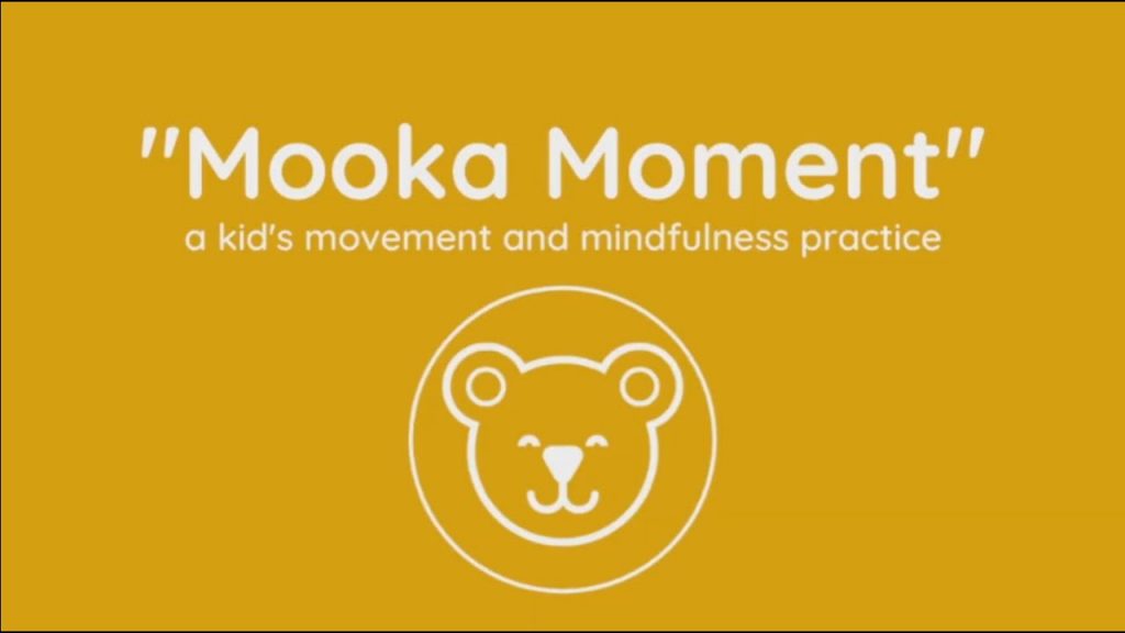 a picture of a bear with the words mooka moment