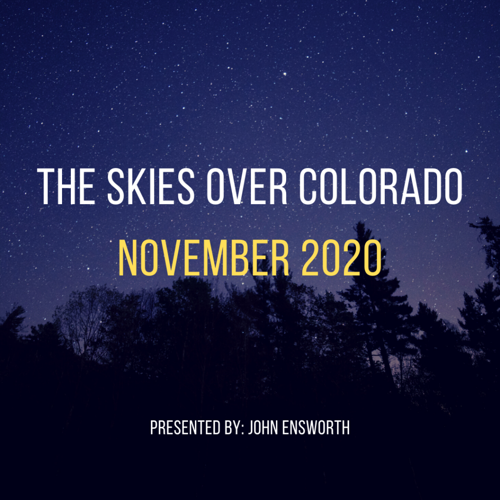 The skies over Colorado shine brightly in the night sky