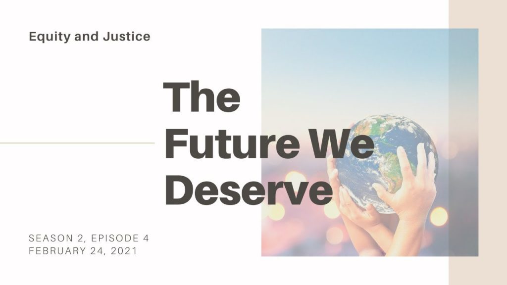 The cover of the book "The Future We Deserve