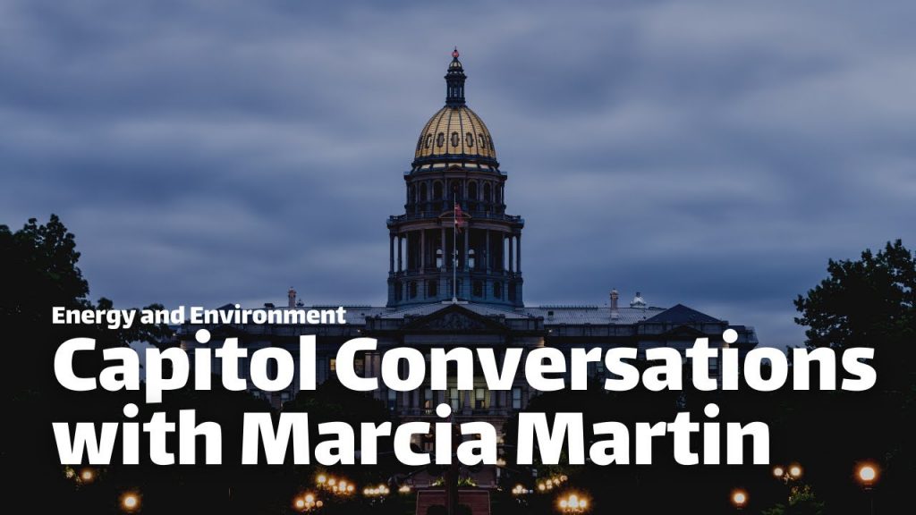 Capitol conversations with Marcia Martinin discussing energy and environment