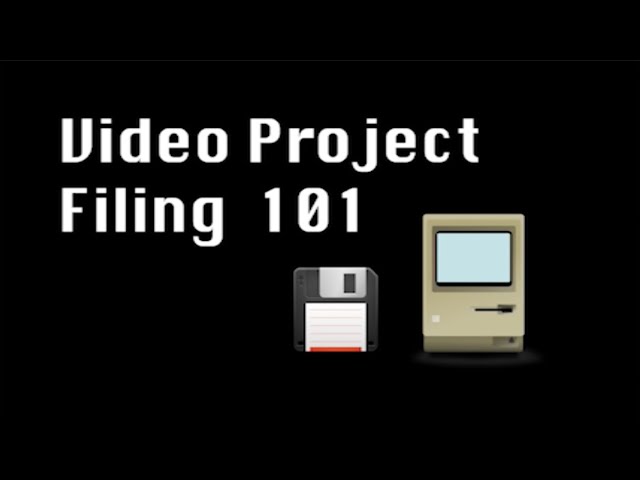 Video project filing 1011 for efficient organization and storage