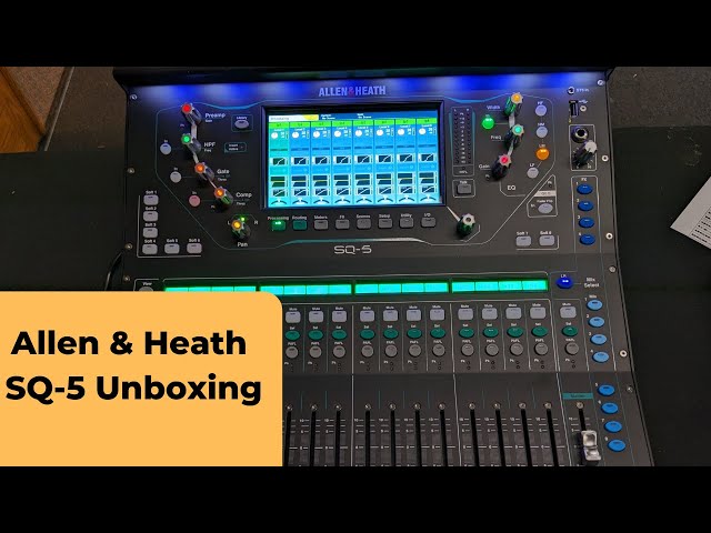 Unboxing the Allen & Heath SO-5 with excitement