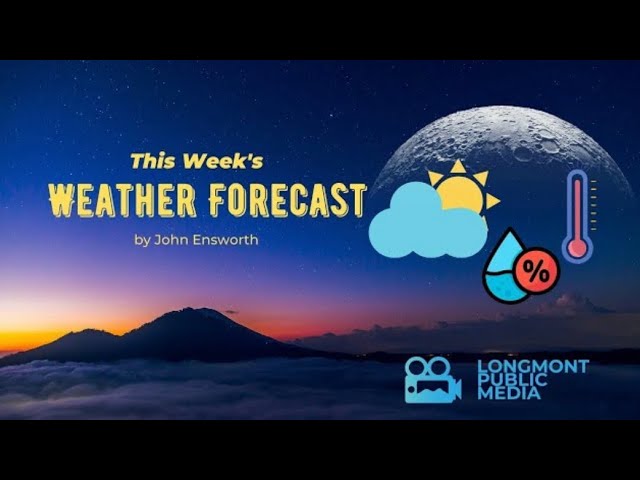 This week's weather forecast by John Ensworth for the upcoming days