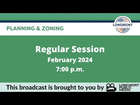 planning & zoning regular session