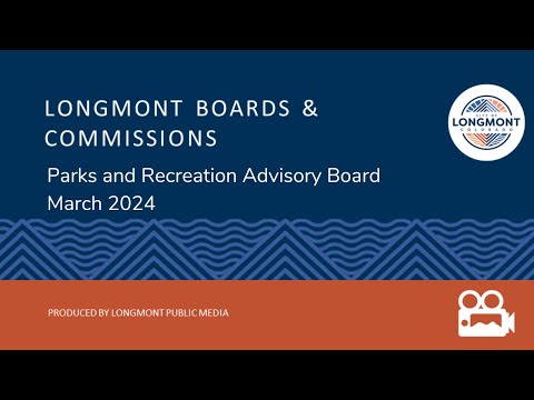 Parks and Recreation Advisory Board - March 2024