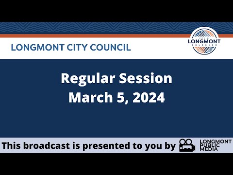 City Council Regular Session - March 5, 2024